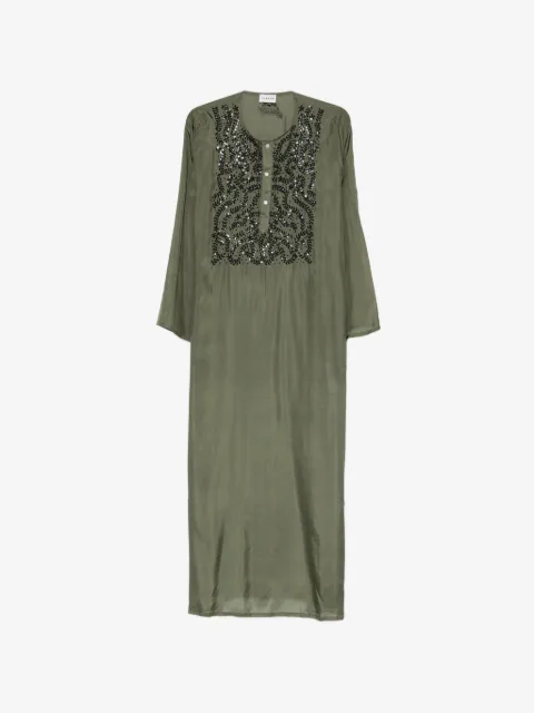 P.A.R.O.S.H. beaded-embellishment maxi dress
