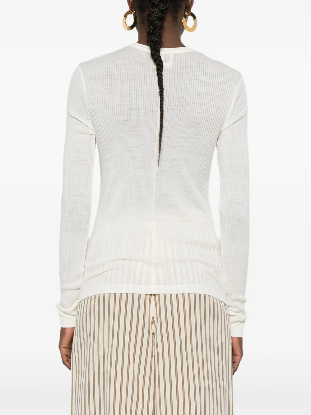 Forte T-shirt met lange mouwen Beige