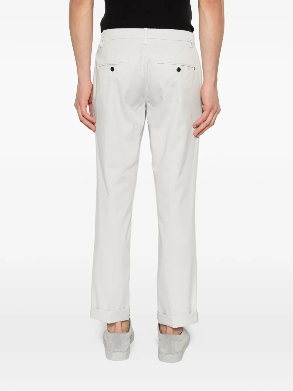 DONDUP Broek met cuffs Grijs
