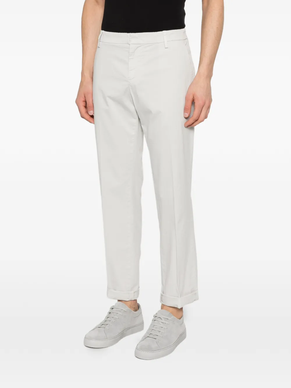 DONDUP Broek met cuffs Grijs