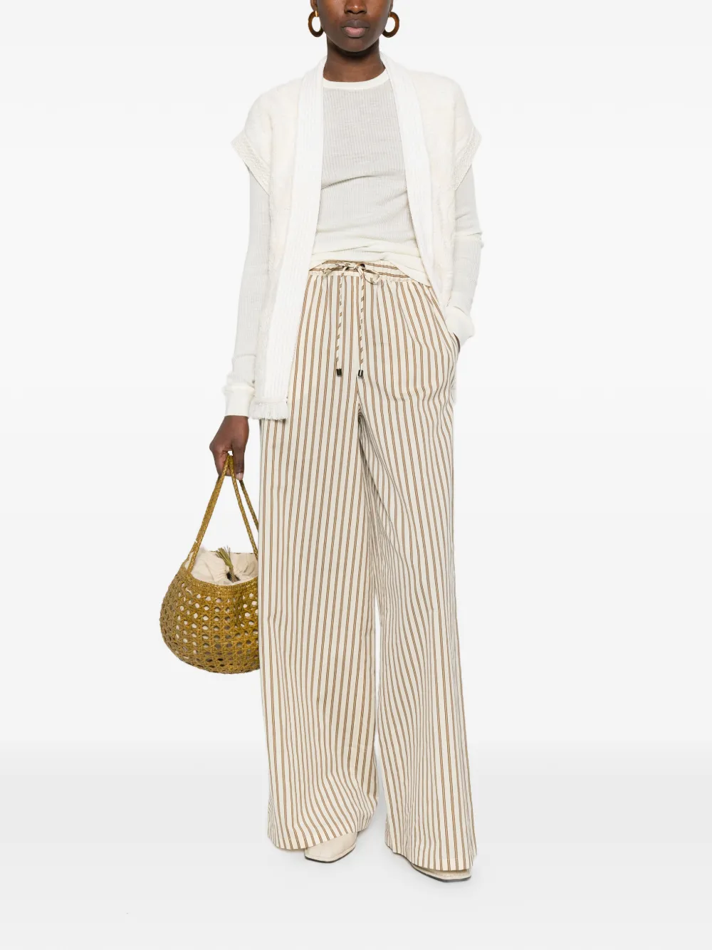  Forte Forte Belt Fringed Jacket - Neutrals 