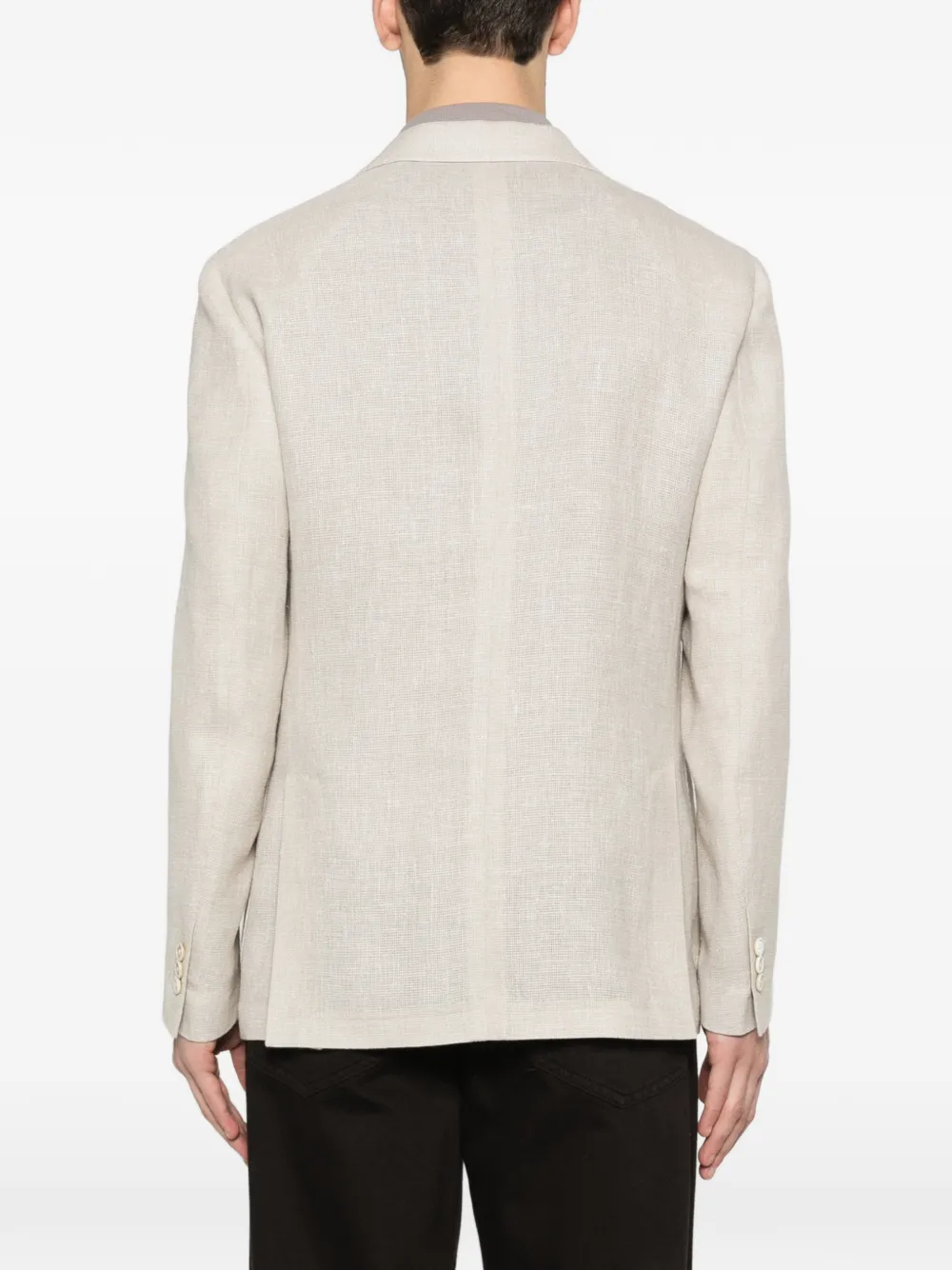 Lardini Blazer met opgestikte zak Beige