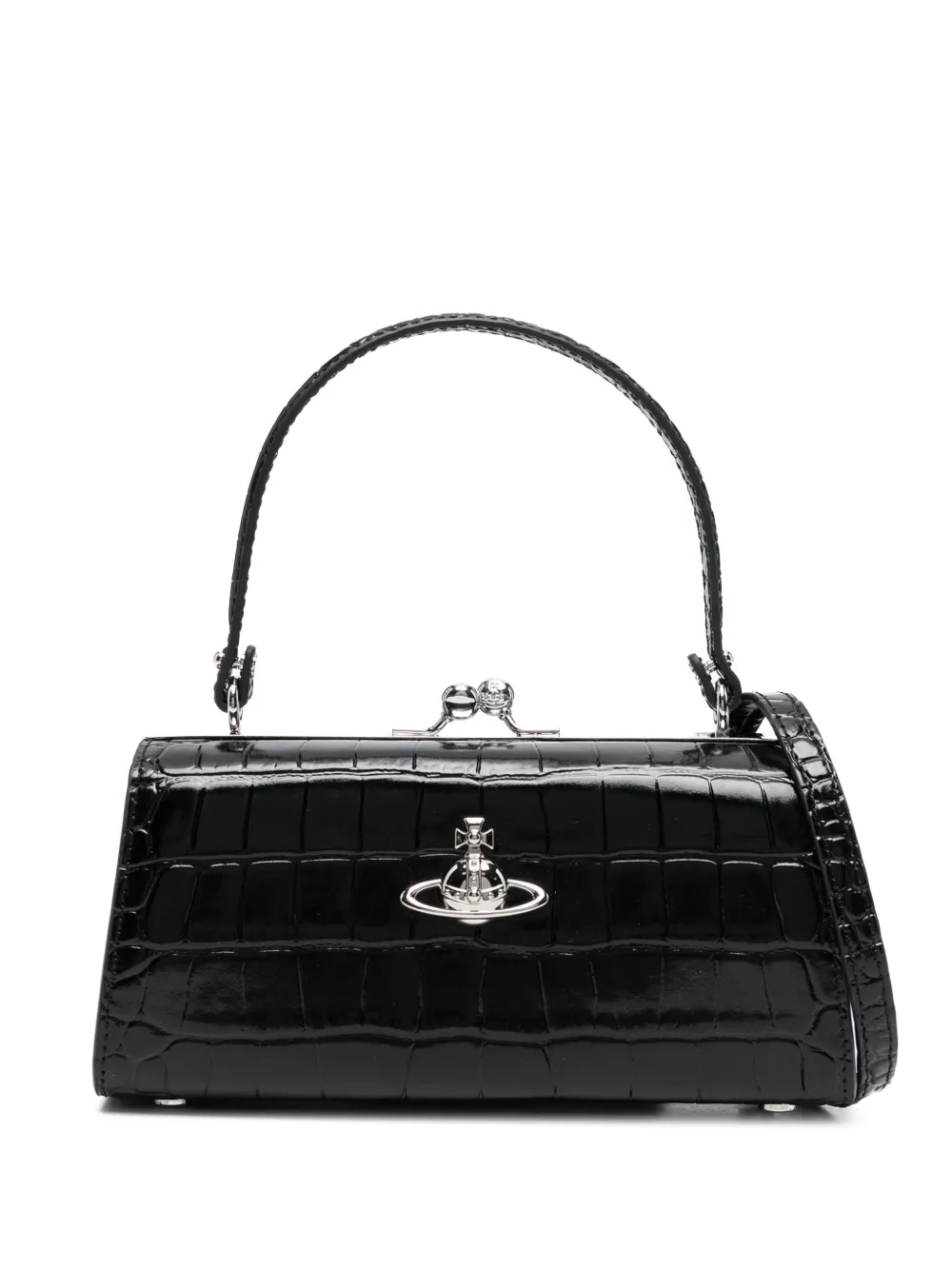 Vivienne Westwood Doll Xl logo-plaque mini bag - Nero