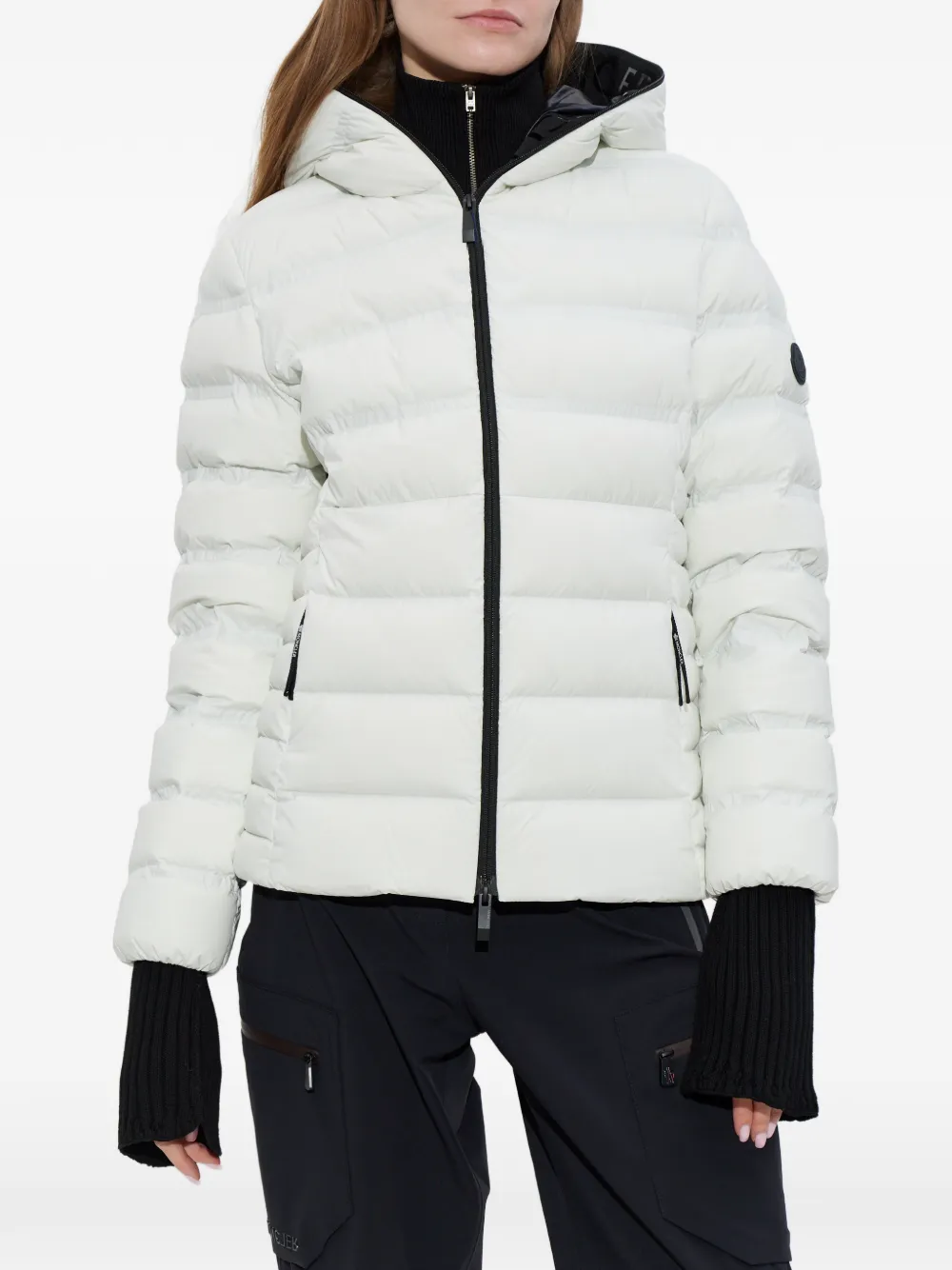 Moncler Alete jack met capuchon Wit