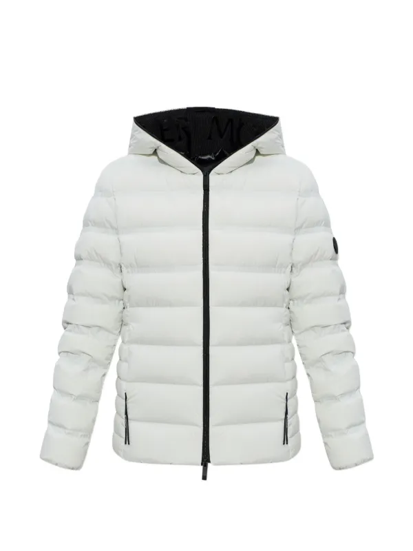 Moncler Alete Hooded Padded Jacket in White
