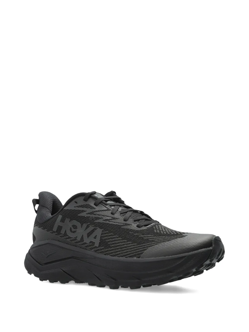 HOKA Challenger 8 GTX sneakers met plateauzool Zwart