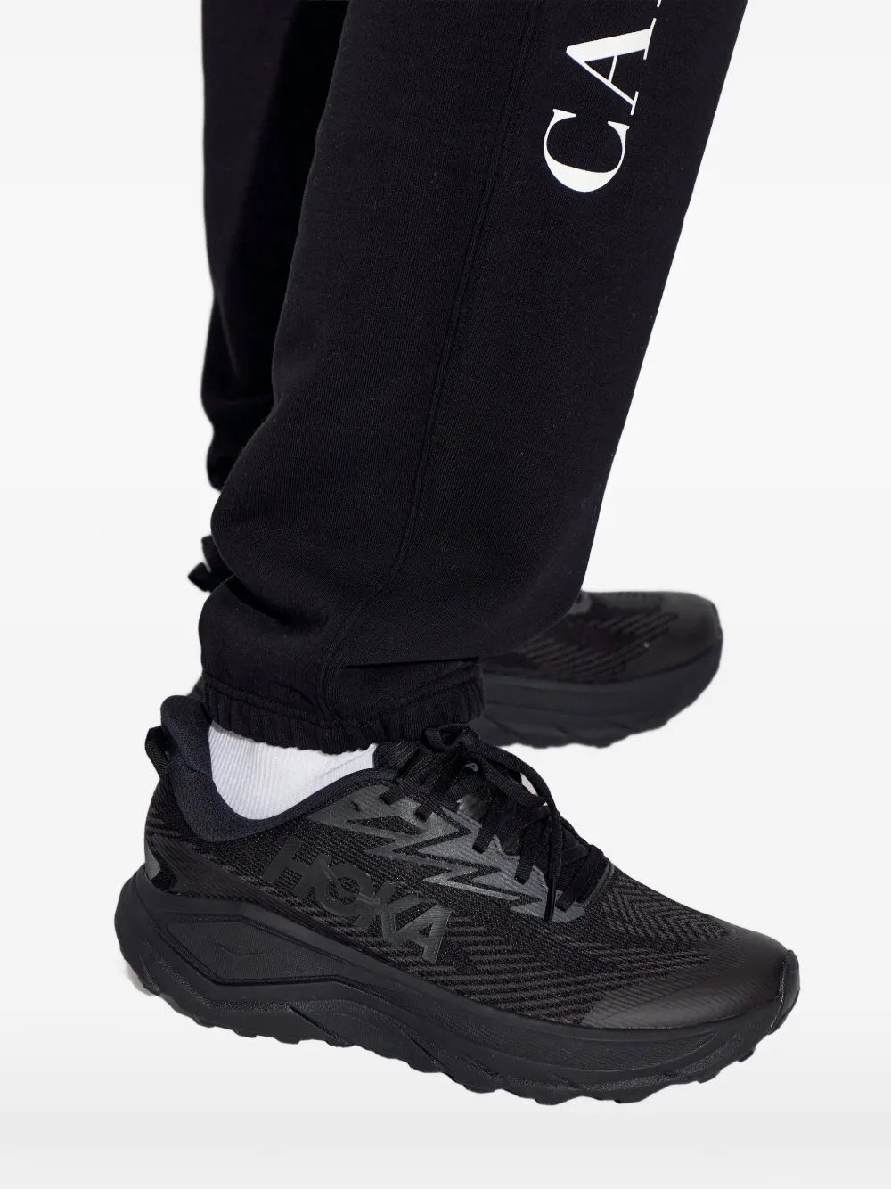 HOKA Challenger 8 GTX sneakers met plateauzool Zwart