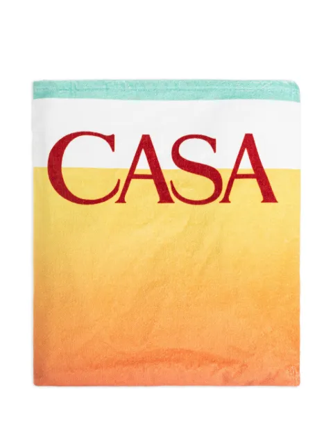 Casablanca Strandtuch mit Logo-Detail