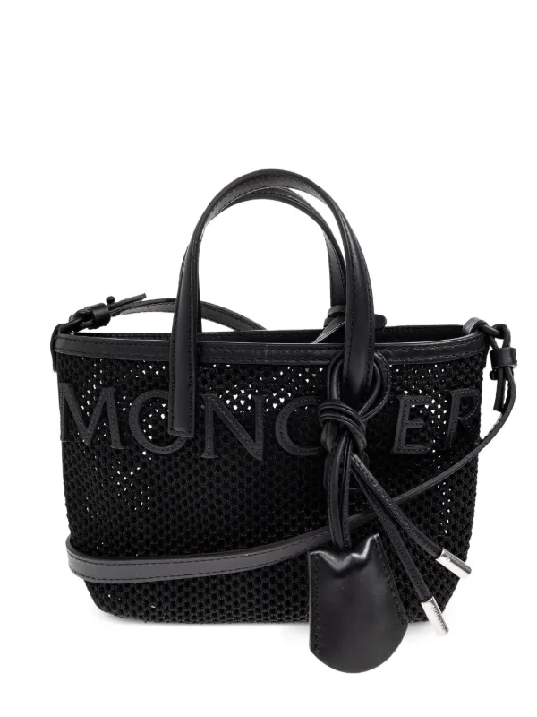 Moncler Bolsa Tote Very Com Mesh | Preto | FARFETCH BR