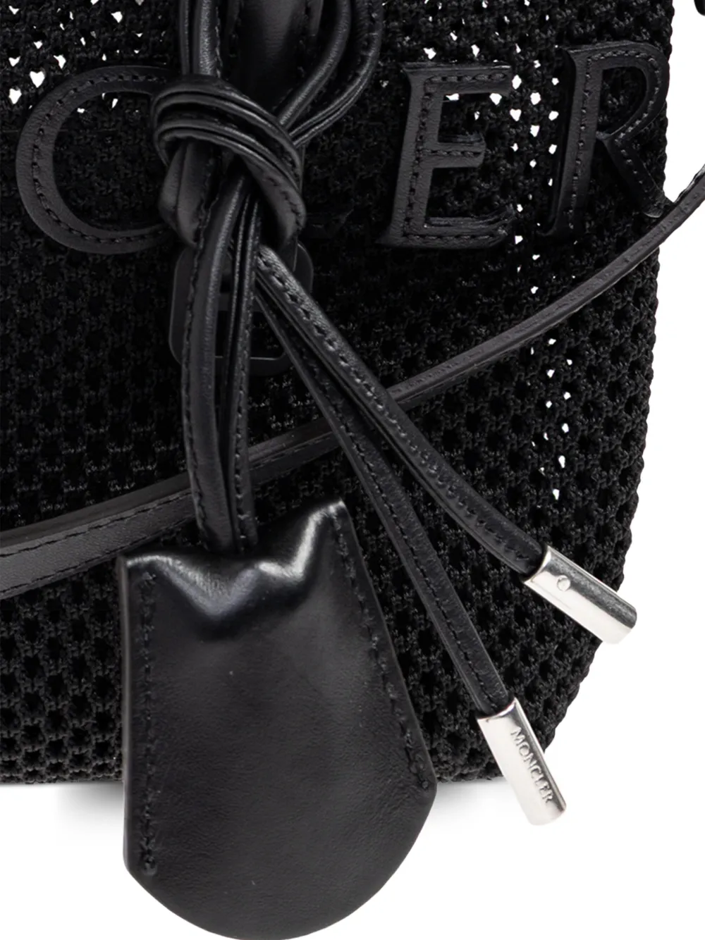 MONCLER ハンドバッグ Moncler Very メッシュ ハンドバッグ | ブラック | FARFETCH JP