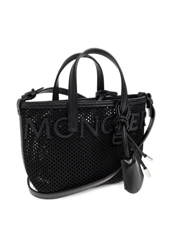 Moncler Bolsa Tote Very Com Mesh | Preto | FARFETCH BR