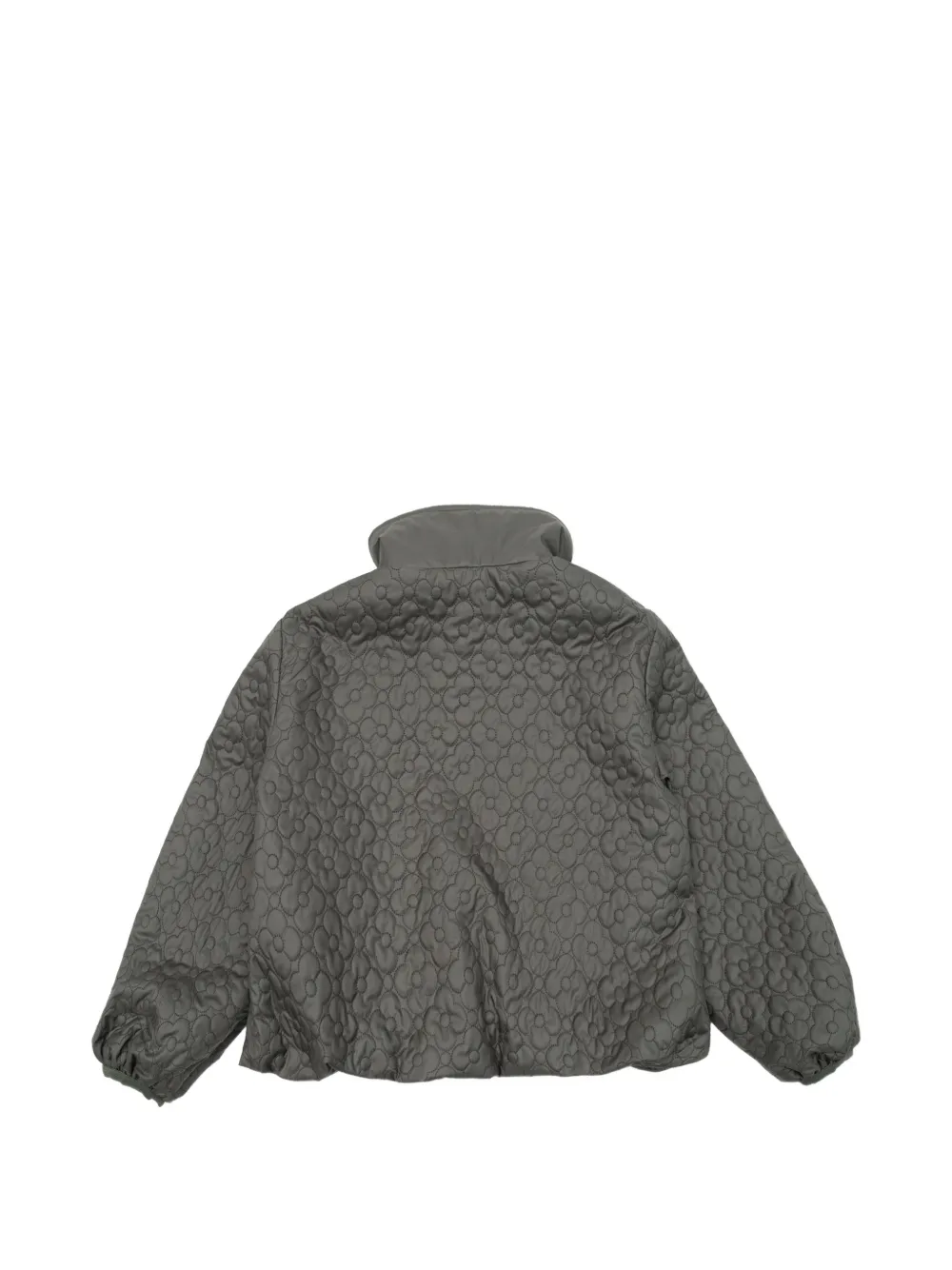 Moncler Enfant Kamelya gewatteerd jack met bloemen Grijs
