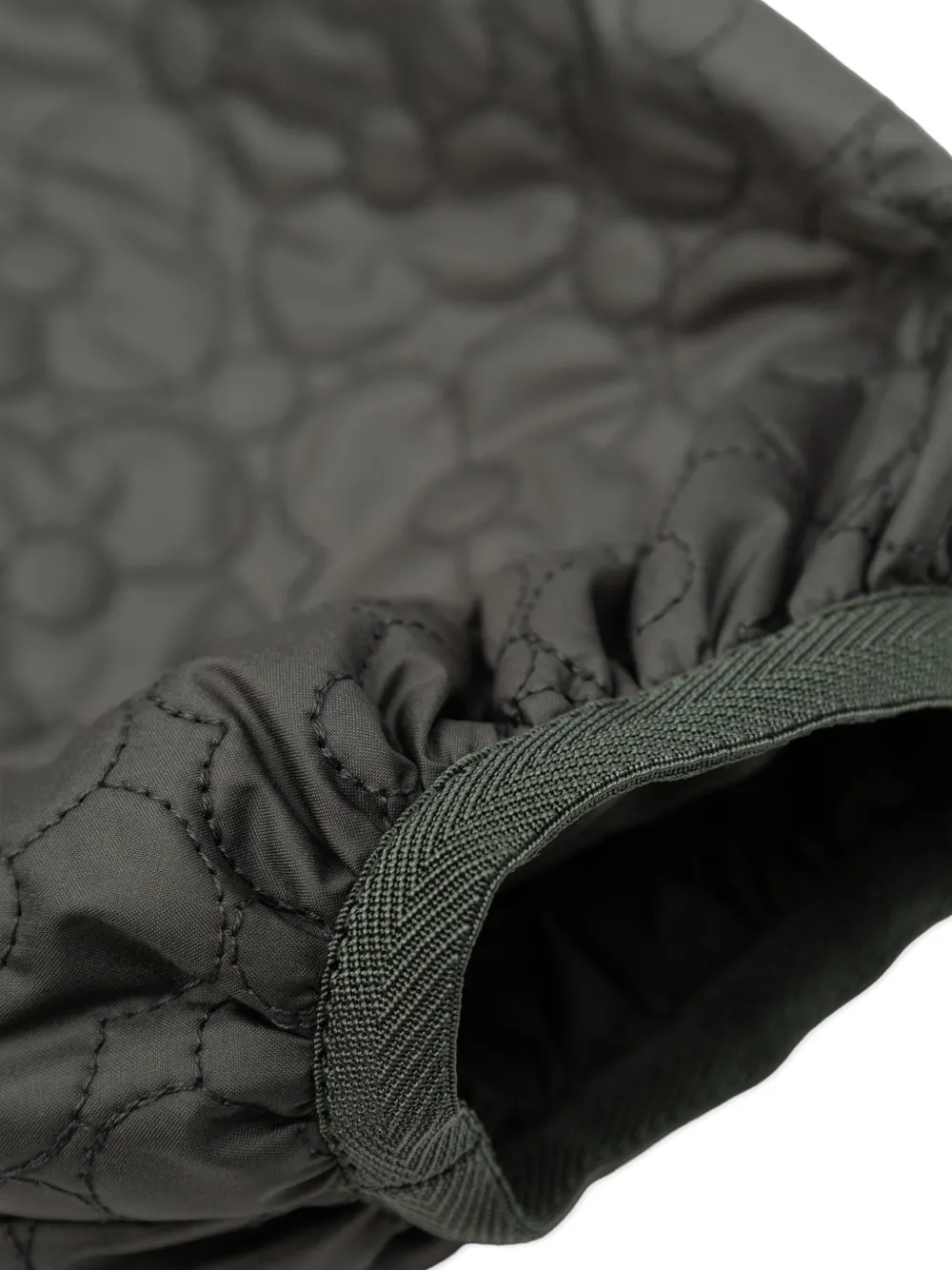 Moncler Enfant Kamelya gewatteerd jack met bloemen Grijs