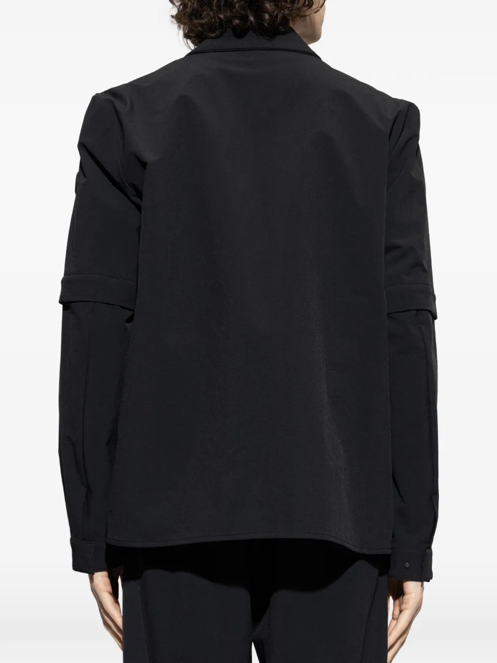 Moncler Shirtjack met ritszak Zwart