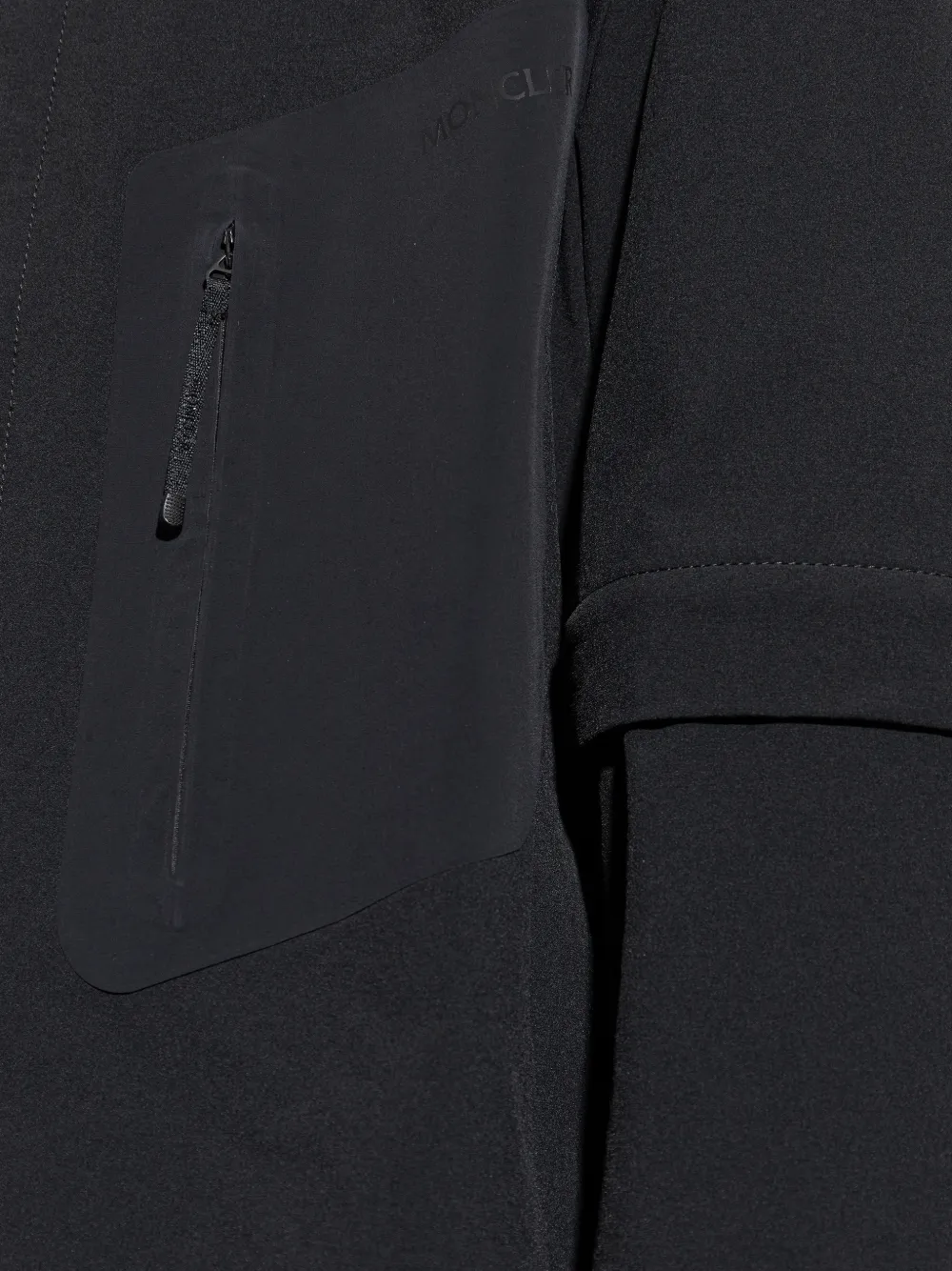 Moncler Shirtjack met ritszak Zwart