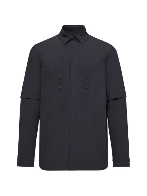Moncler logo 2-in-1 shirt jacket