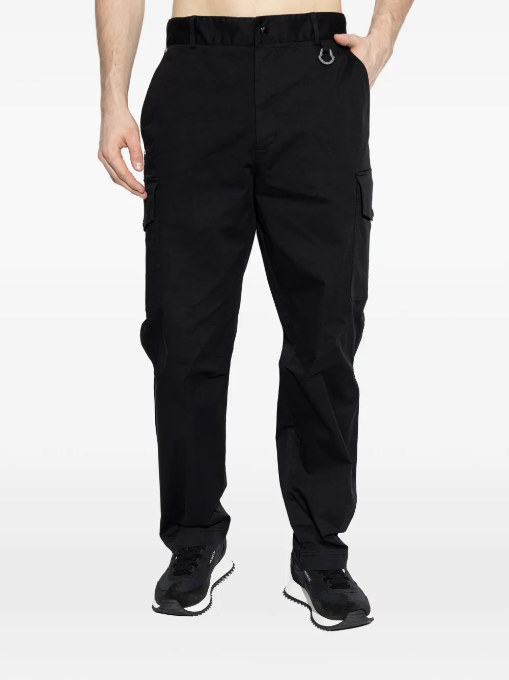  Moncler Black Cargo Pants 