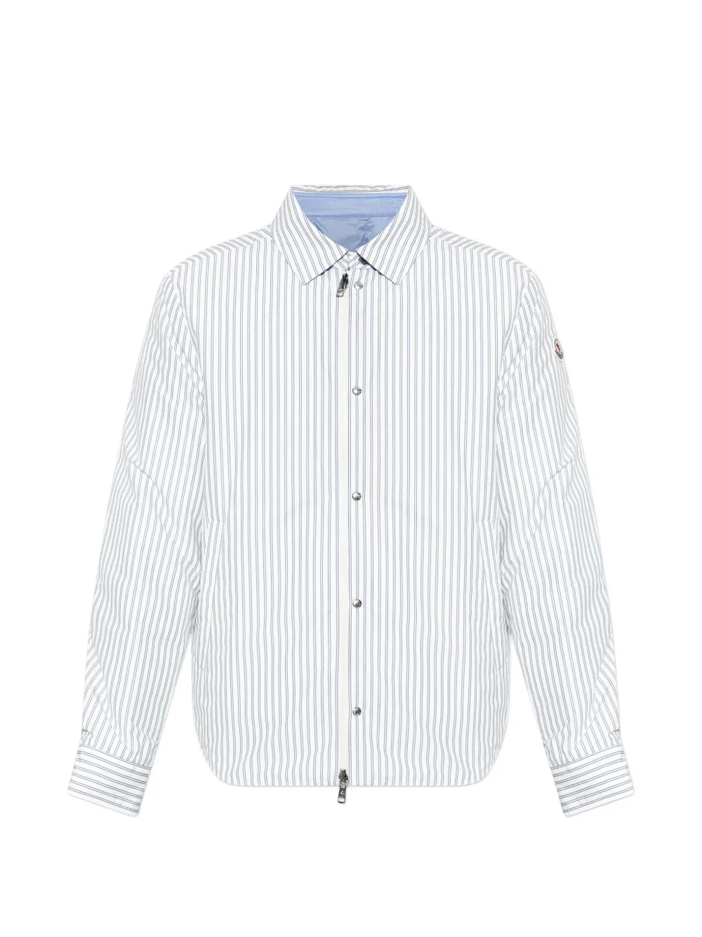 Moncler 크리센트 리버서블 스트라이프 퀼팅 재킷 | 화이트 | Image 1