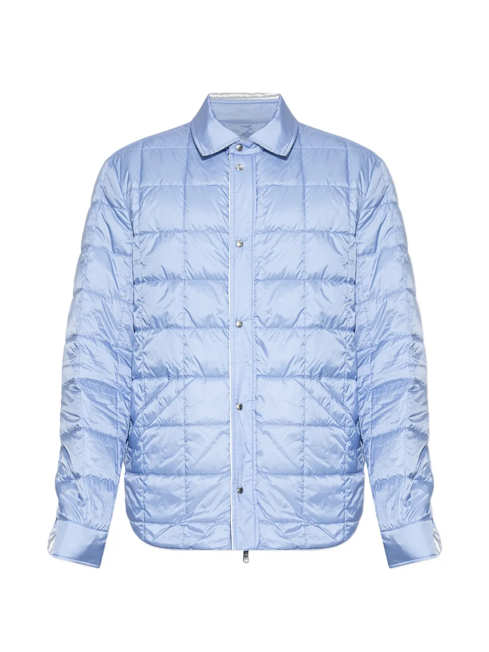 Moncler Crescent omkeerbaar gestreept gewatteerd jack Wit