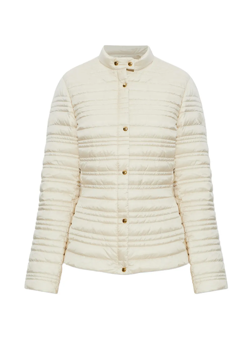 Moncler buttoned puffer jacket - Toni neutri