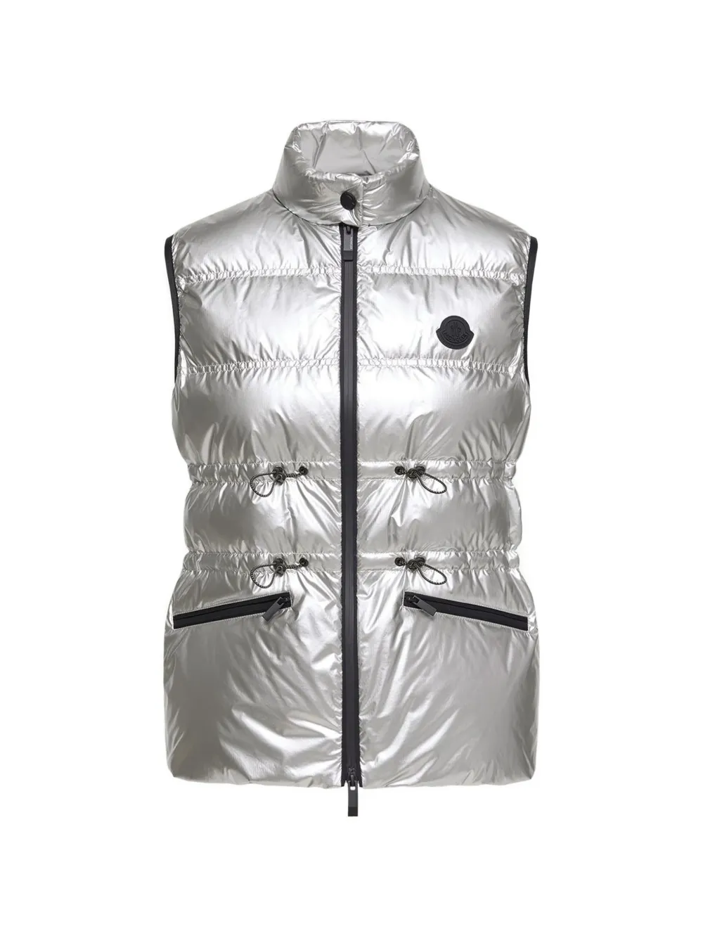 Moncler Bodywarmer met trekkoord Zilver
