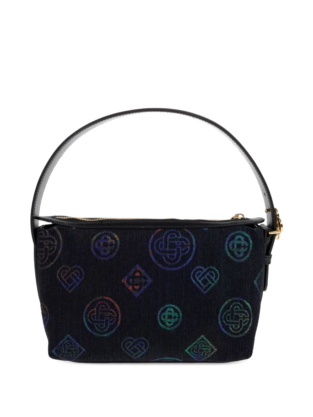  Casablanca Monogram-pattern Tote Bag - Blue 