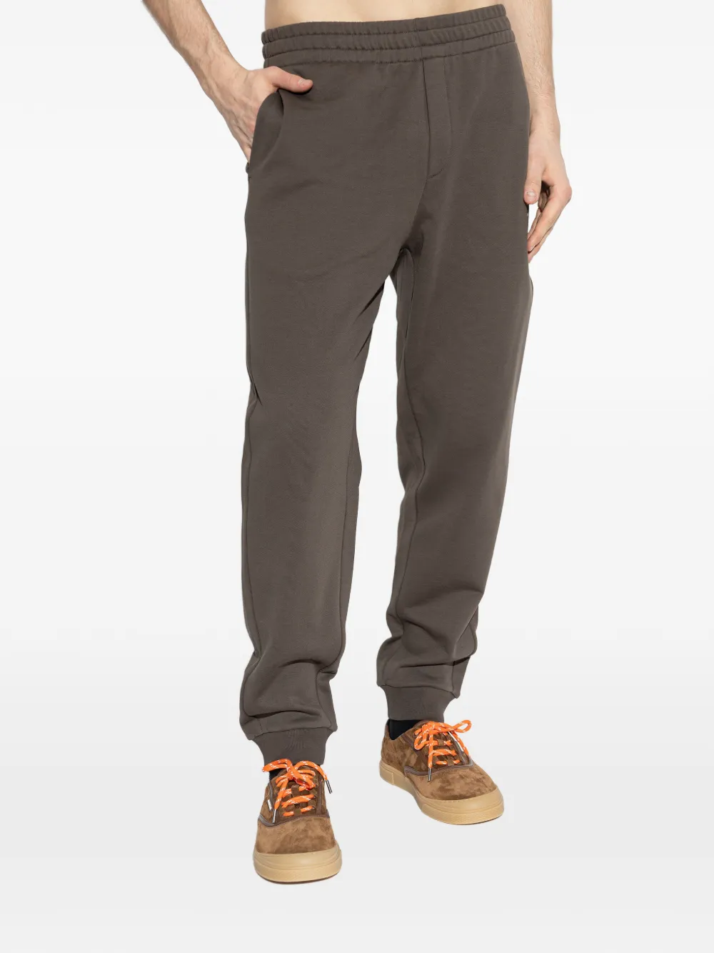 Moncler Trainingsbroek met logo Bruin