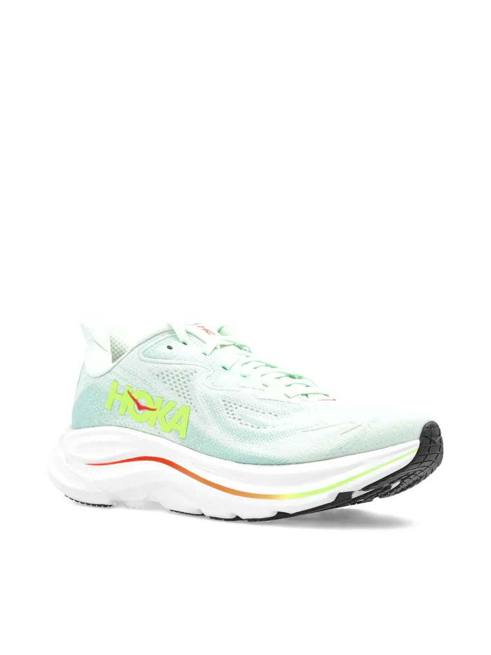 HOKA Clifton 10 sneakers met logodetail Groen