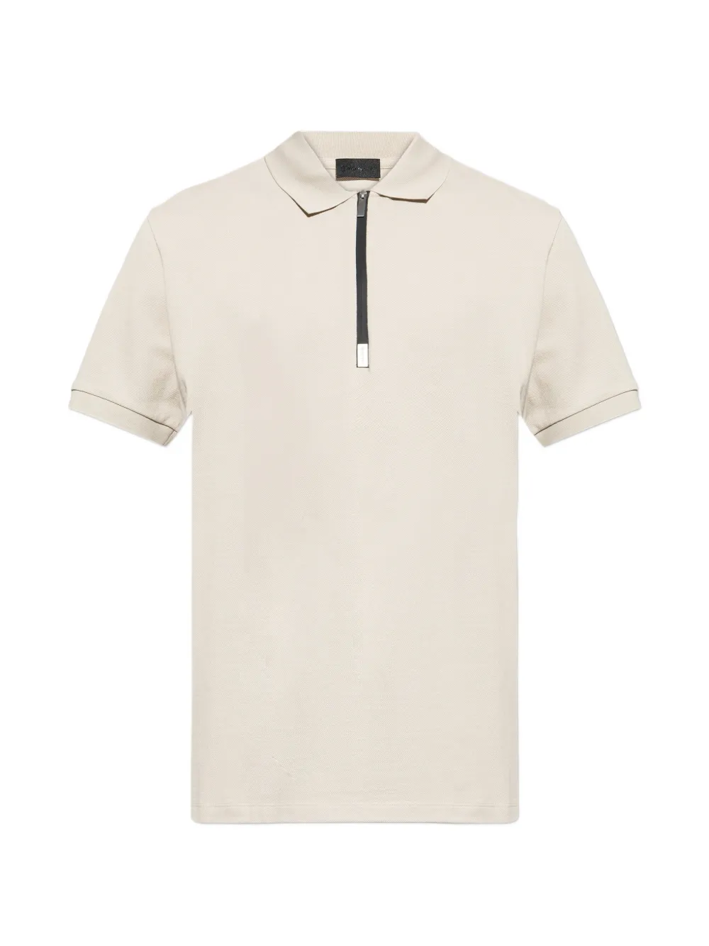 Moncler Half-zip Polo Shirt In Neutral