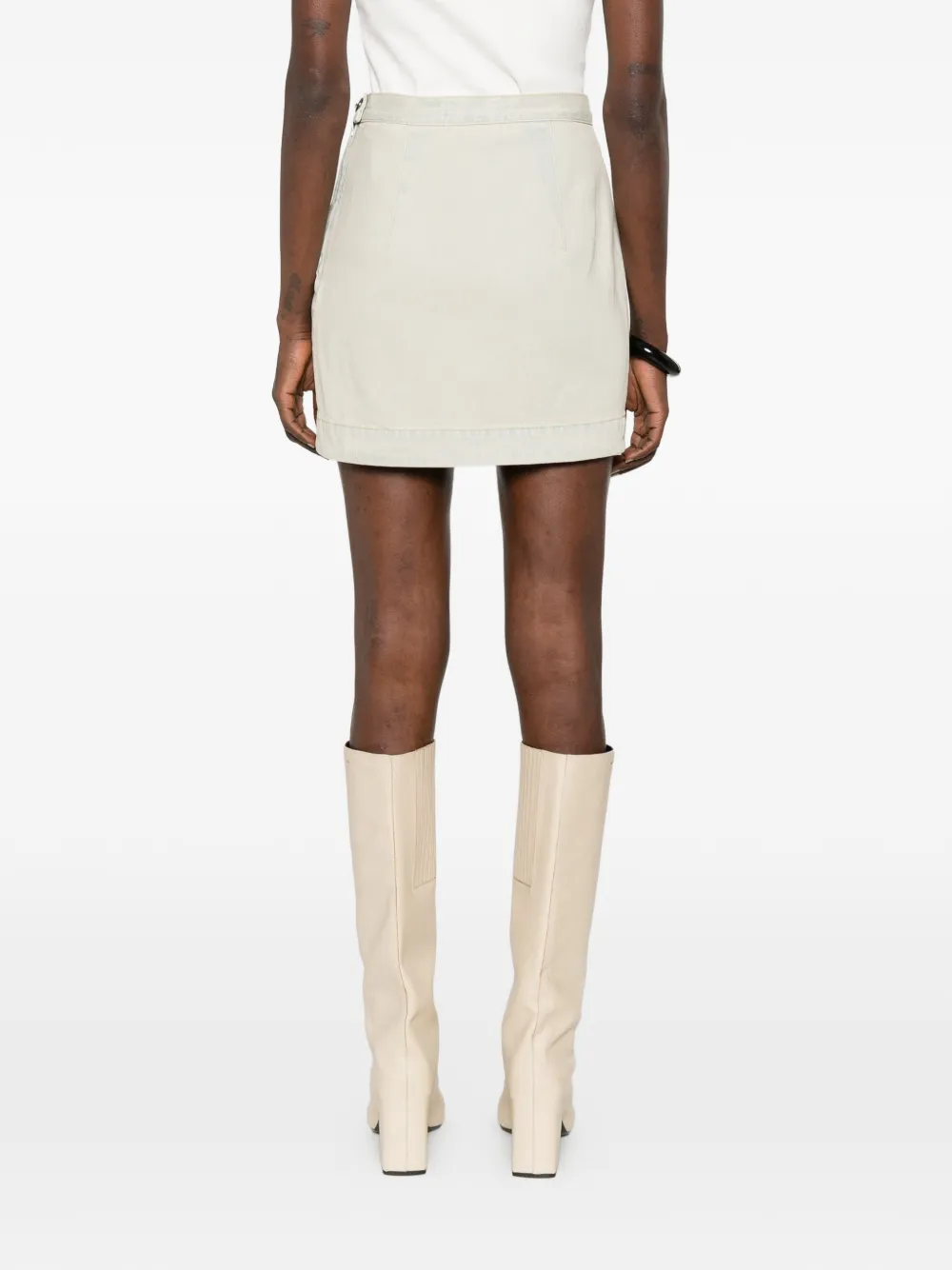 Vivienne Westwood Rita asymmetrische denim rok Beige