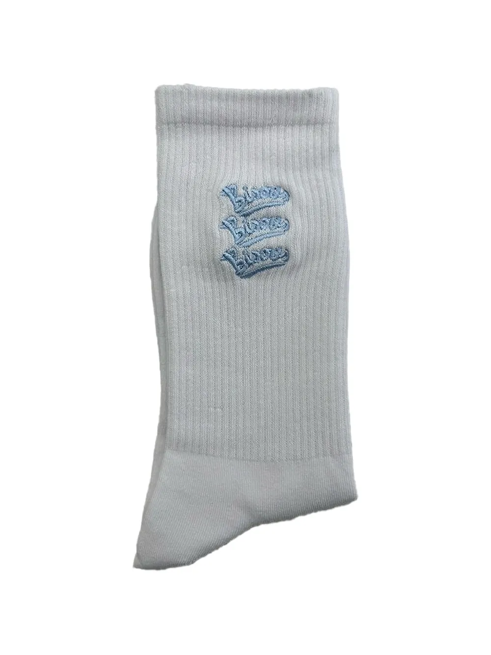 Bisous Skateboards embroidered socks - Grigio
