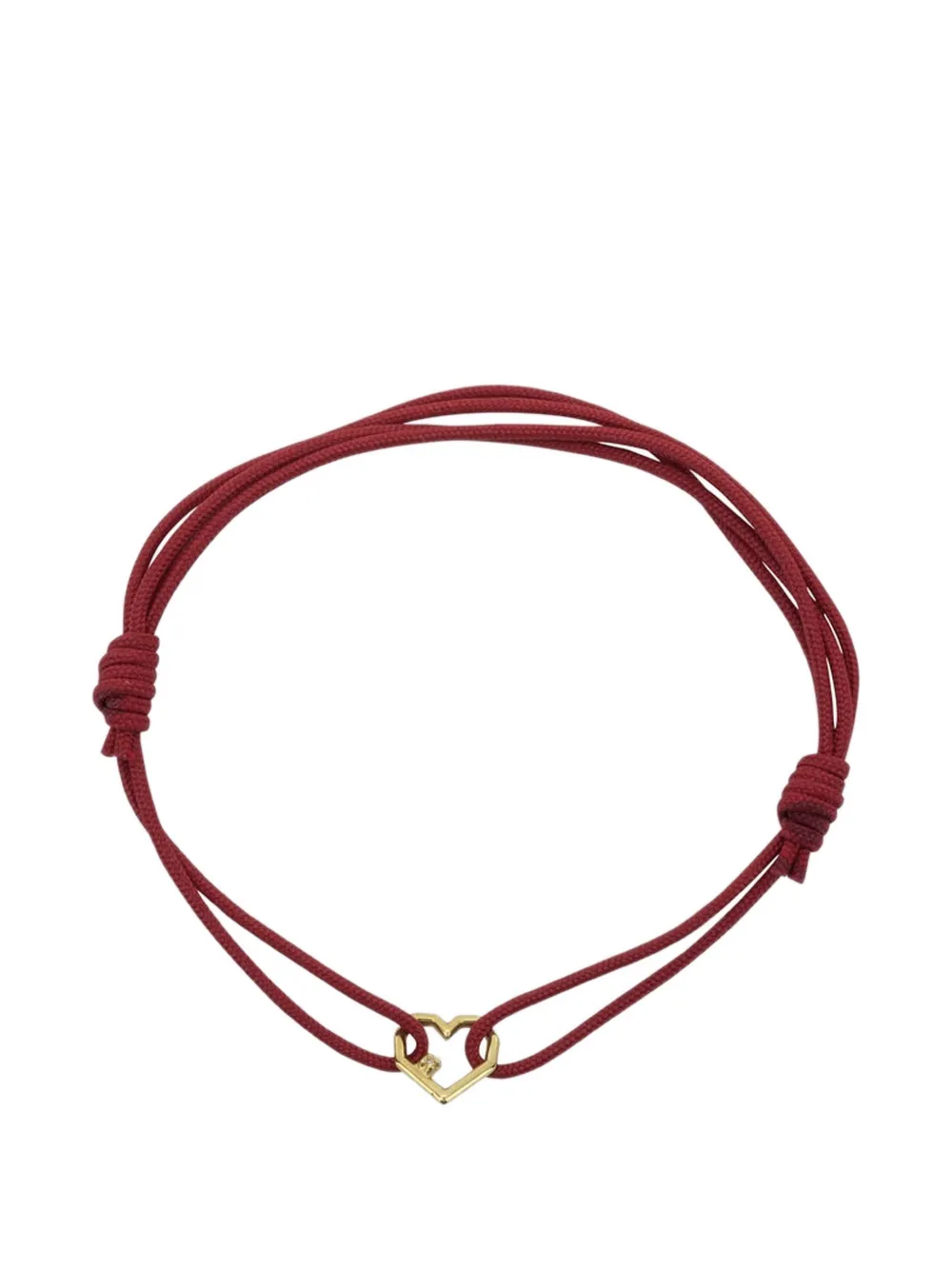 Aliita Mini Corazon Brillante cord bracelet - Oro