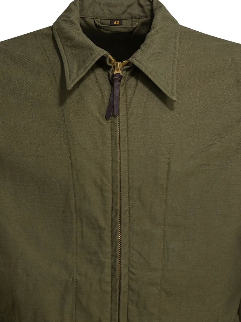  Buzz Ricksons Zip-up Flap-pocket Shirt Jacket - Green 