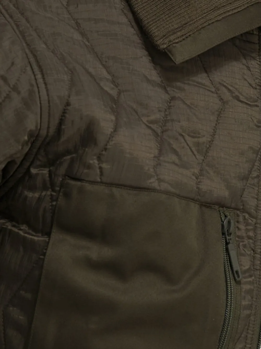  Daiwa Pier39 Quilted Bomber Jacket - Green 