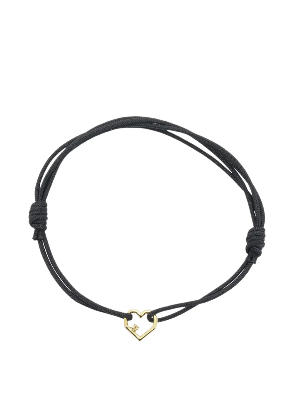 Aliita Mini Corazon Brillante cord bracelet - Oro