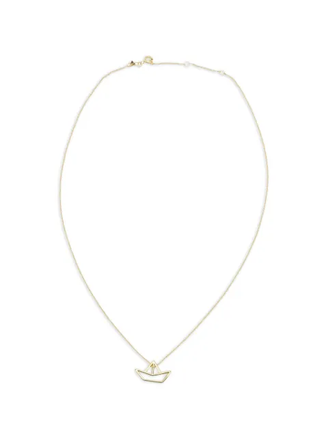 Aliita boat outline necklace