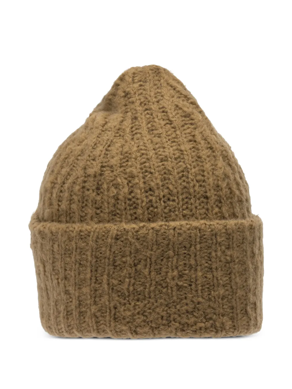  Guest In Residence Ribbed Beanie Hat - Brown 