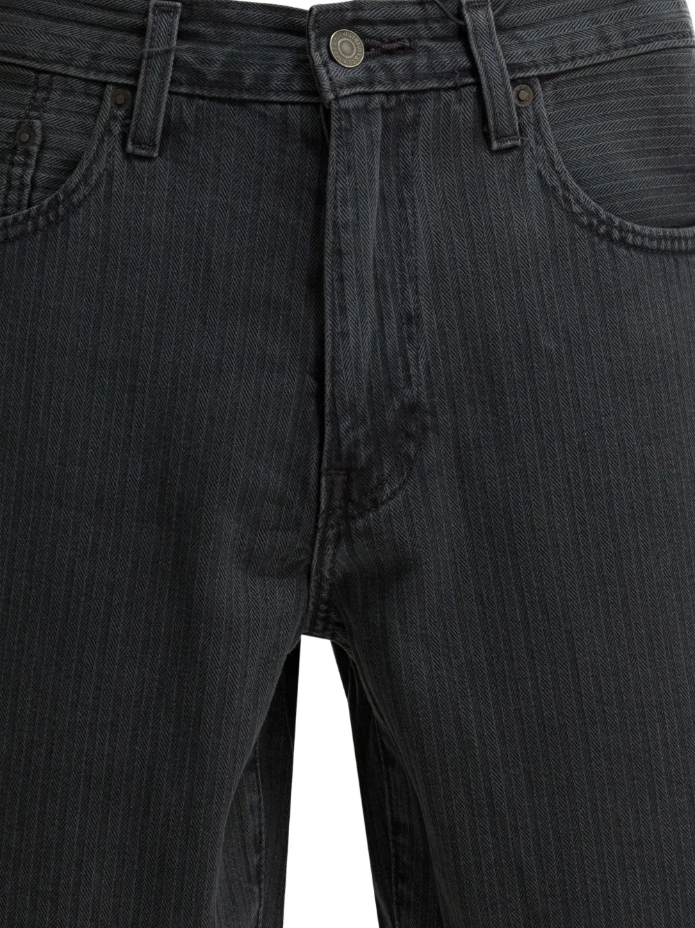 Levi's 468 katoenen shorts Zwart