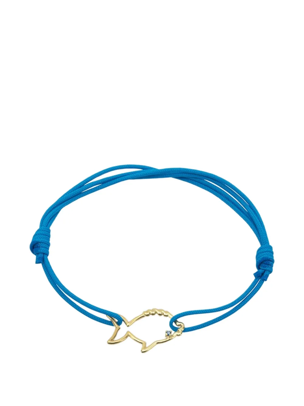 Aliita fish brass bracelet - Blu