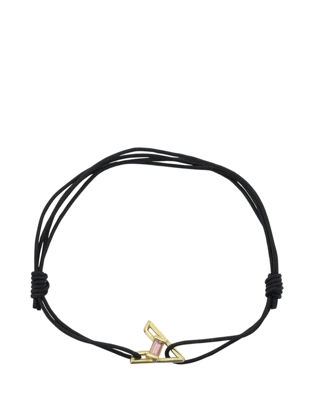 Aliita Letra A tourmaline bracelet - Nero