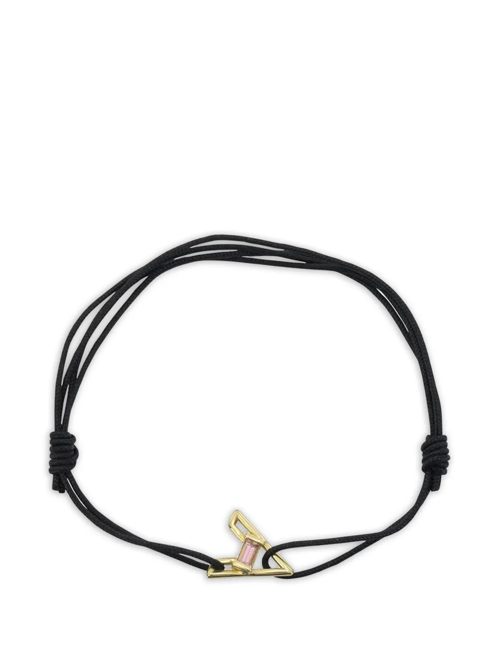 Aliita Letra A tourmaline bracelet - Nero
