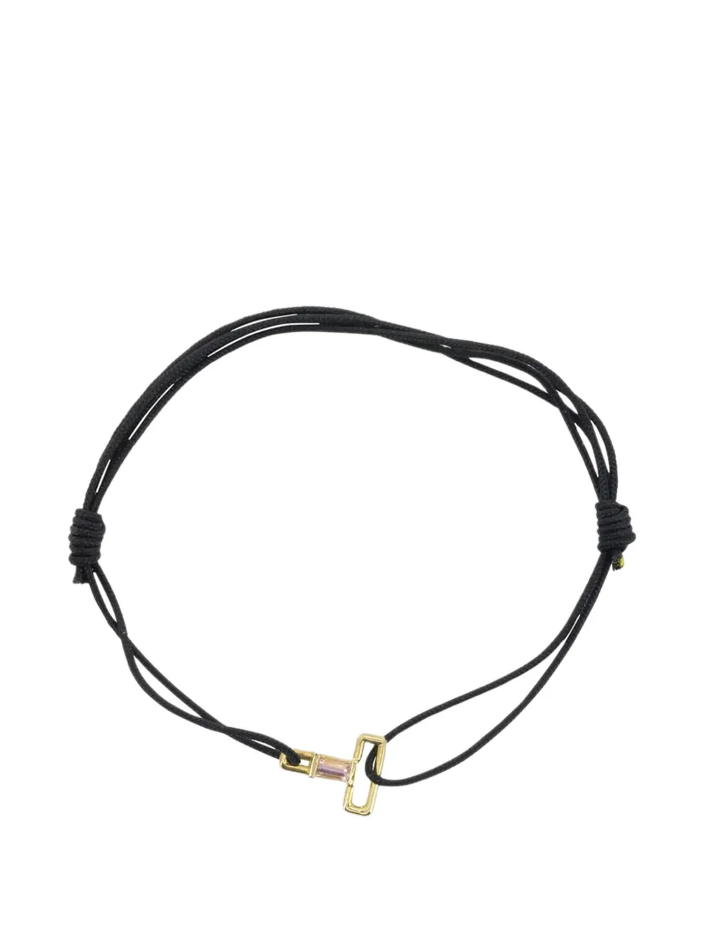 Aliita Letra T tourmaline cord bracelet - Oro