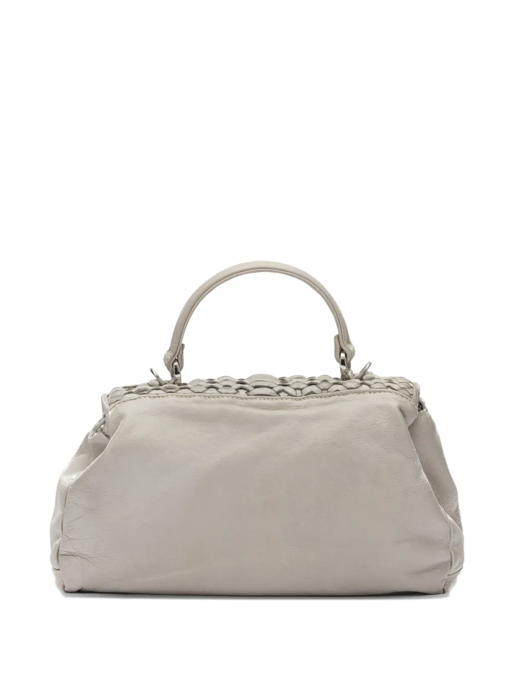  Reptile's House Medium Mirage Woven Tote Bag - Neutrals 