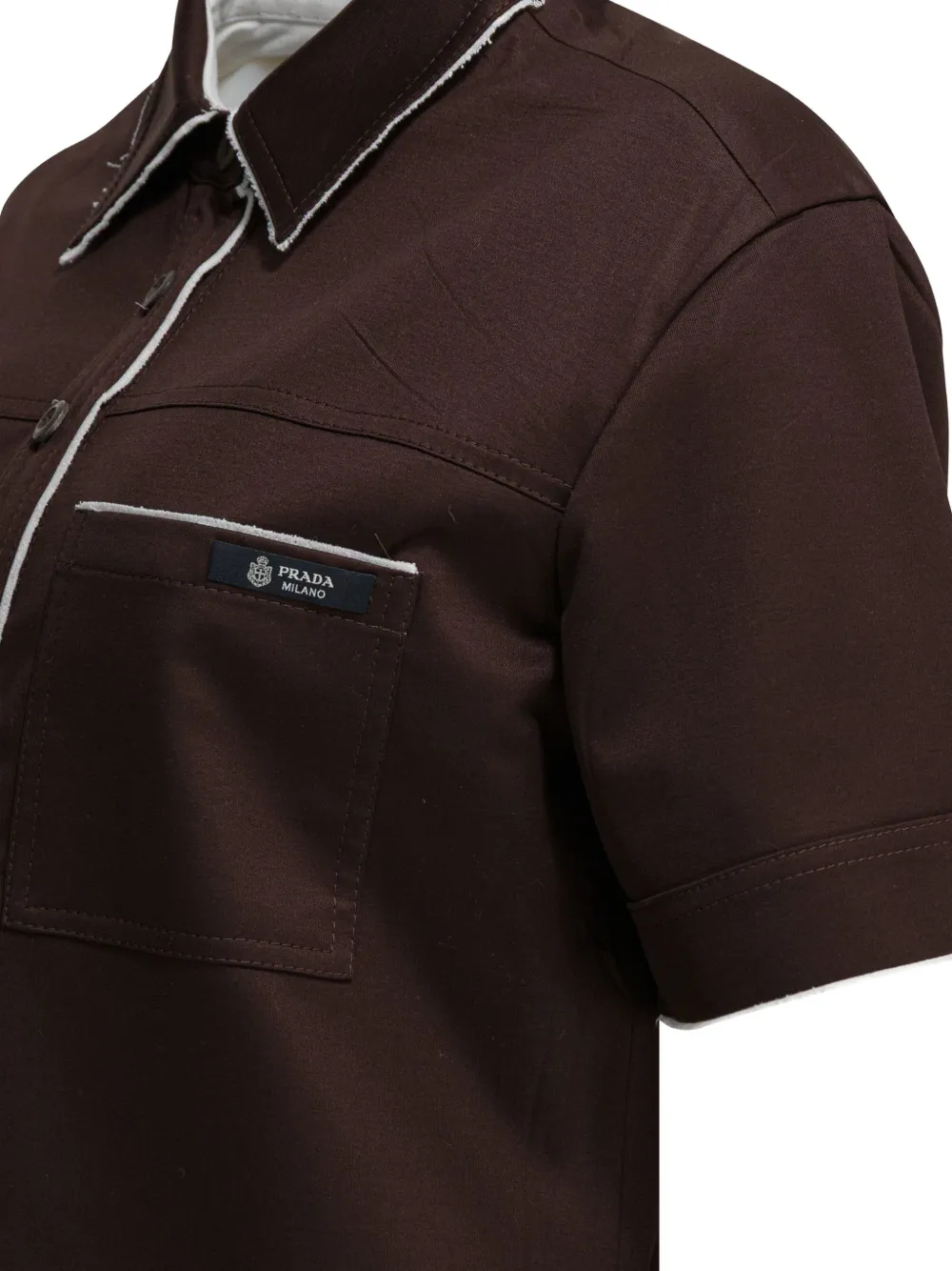Prada Polotop met afwerking Bruin