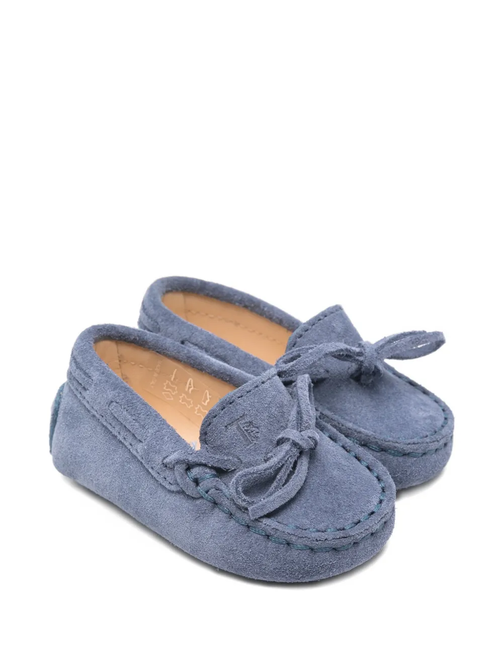 Tod's Kids Mocassins met strikdetail Blauw
