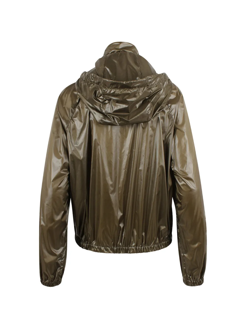  Laminar Drawstring Hooded Jacket - Green 
