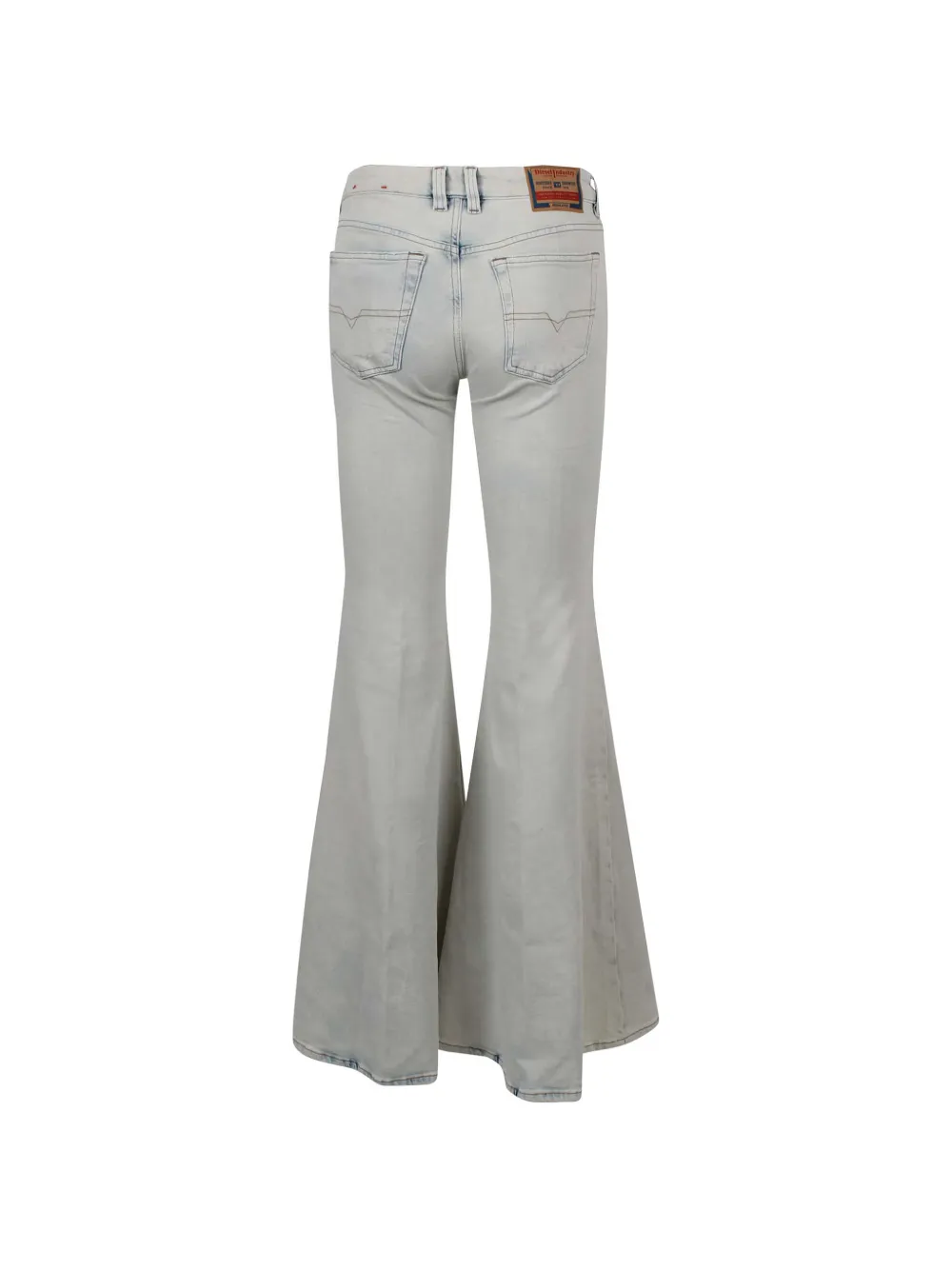  Diesel Distressed Flared Jeans - White 