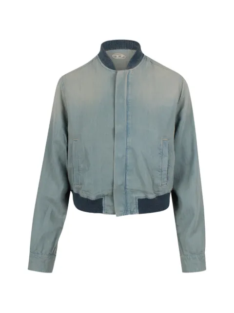 Diesel denim-effect bomber jacket
