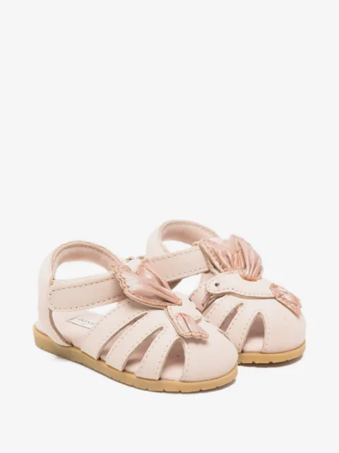 Donsje cutout leather sandals