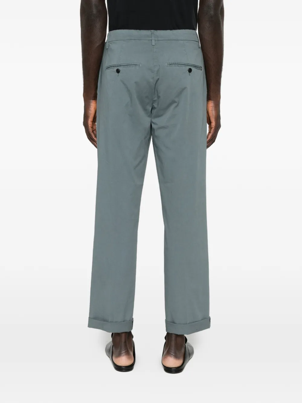 DONDUP Broek met cuffs Blauw